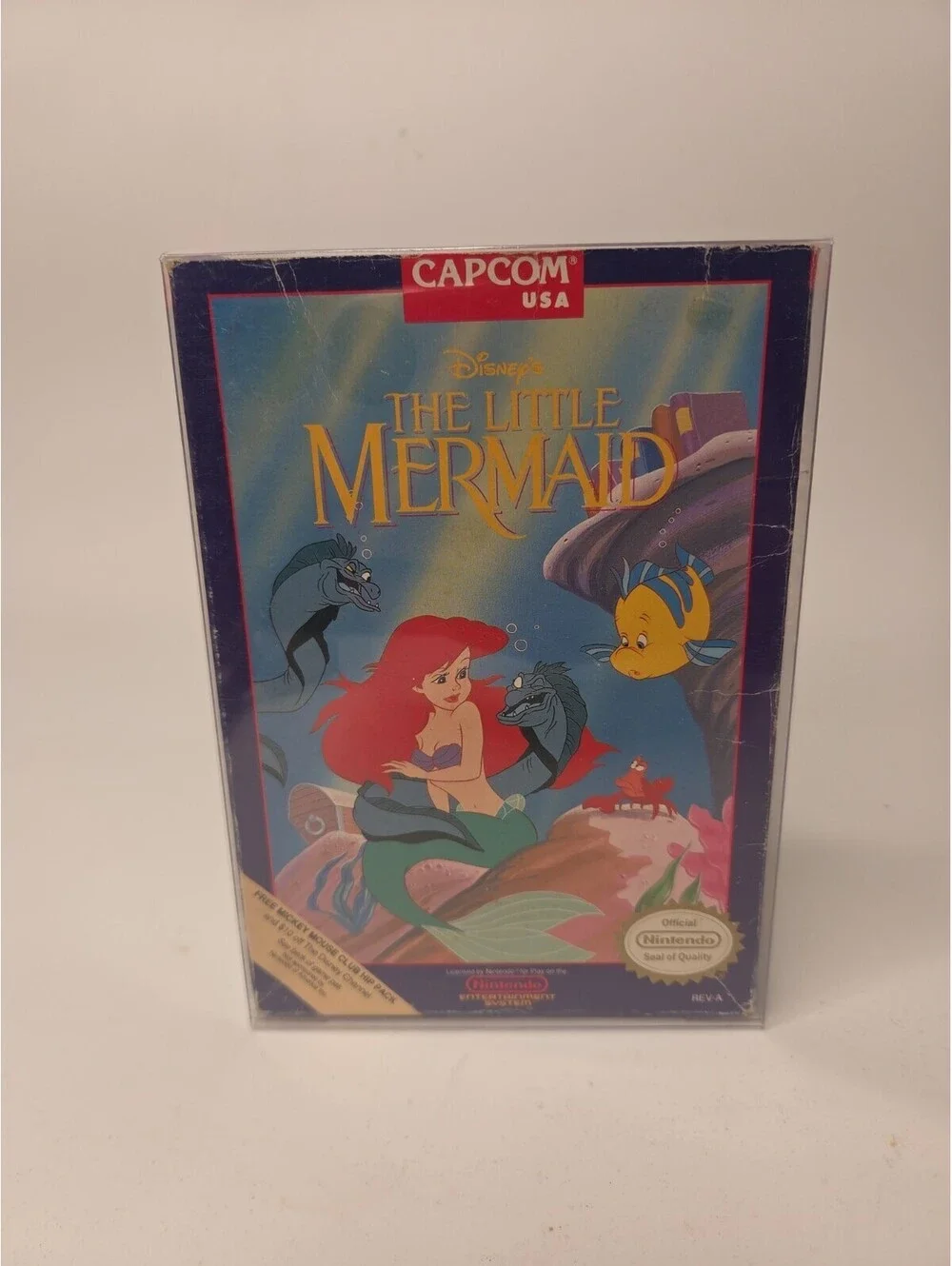 Capcom Disney's The Little Mermaid Nintendo NES CIB Complete w Manual 1991